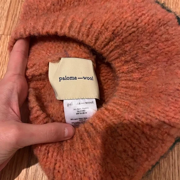 Paloma Wool Tere Orange Beret Hat - Picture 8 of 10